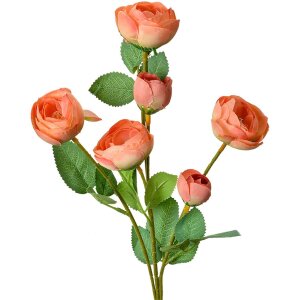 Clayre & Eef 6PL0379 Kunstblume Rosa Grün 60 cm...