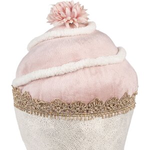 Clayre & Eef Dekoration Cupcake Rosa Beige...