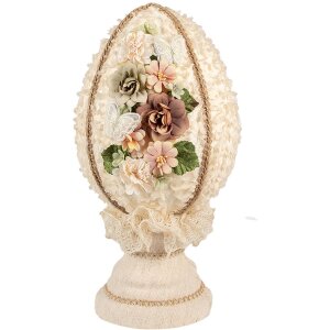 Clayre & Eef Deko-Ei Beige Ø20x39 cm...