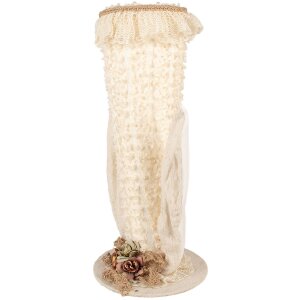 Clayre & Eef 65933 Pălărie decorativă bej 20x20x45 cm...