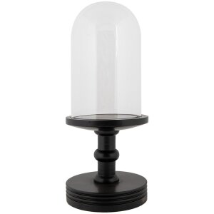 Clayre & Eef Glasglocke Ø17x40cm Transparent...