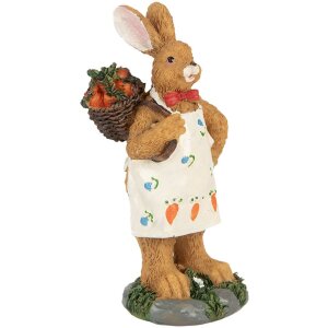 Clayre & Eef 6PR5720 Deko Kaninchen Polyresin 5x5x13...