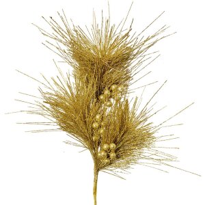 Clayre & Eef Weihnachtsdekoration Gold 25x10x80 cm...