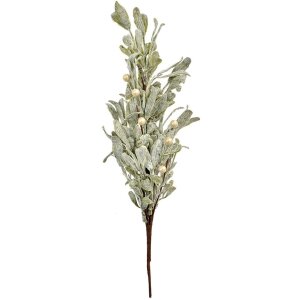 Clayre & Eef Dekozweig Grün Silber 10x8x45 cm...