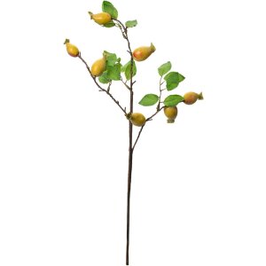 Clayre & Eef ramură decorativă galbenă fructe plastic...