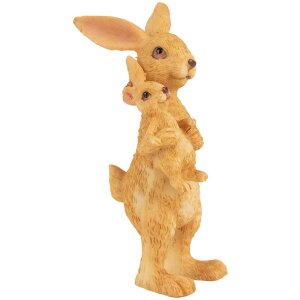 Clayre & Eef 6PR5715 Deko-Kaninchen Braun 4x4x8cm...