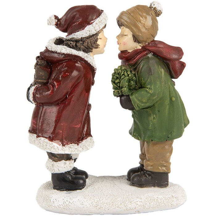 Clayre & Eef 6PR5726 Decorațiune pentru copii roșu verde 9x6x12 cm