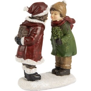 Clayre & Eef 6PR5726 Decorațiune pentru copii roșu verde 9x6x12 cm