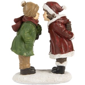 Clayre & Eef 6PR5726 Decorațiune pentru copii roșu verde 9x6x12 cm