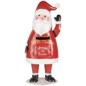 Clayre & Eef 6Y5853 Briefkasten Santa Claus Rot...