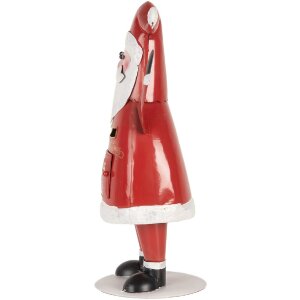 Clayre & Eef 6Y5853 Cutie poștală Moș Crăciun Roșu Alb 16x14x35 cm