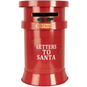 Clayre & Eef 6Y5856 Briefkasten rot Ø24x38 cm...