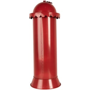Clayre & Eef 6Y5859 Briefkasten Rot Ø19x52cm Santa’s Express Delivery