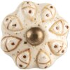 Clayre & Eef Buton de ușă Ceramic Boho Beige Brown Ø4x3 cm