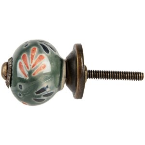 Clayre & Eef Buton de ușă din ceramică Ø 3x3...