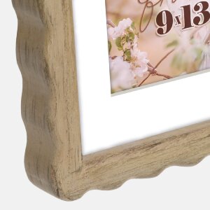 ZEP Wooden picture frame Lione Brown Nature 13x18 to 30x40 Passepartout Vintage