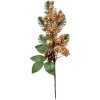 Clayre & Eef Dekozweig Weihnachtsdeko Gold Grün 10x5x33 cm