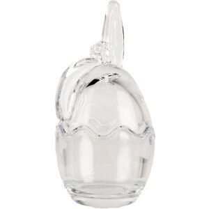 Clayre & Eef 6GL4950 Vorratsglas Hase Klarglas 6x6x12...