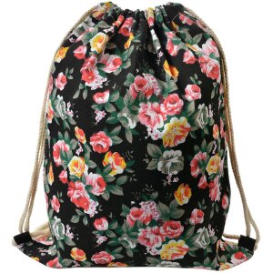 Juleeze JZBG0307 Rucksack Floral Chic Schwarz 34x1x43 cm