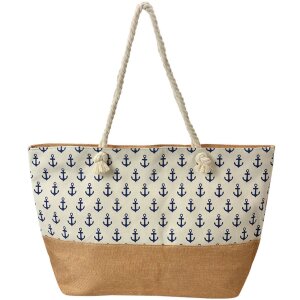 Juleeze JZBG0319 Strandtasche Braun Beige 55x1x36 cm...