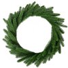 Clayre & Eef Coroniță de Crăciun verde Ø63x7cm coroniță decorativă din plastic festivă