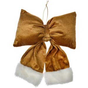 Clayre & Eef 66098M Dekorative Schleife Goldfarbig...