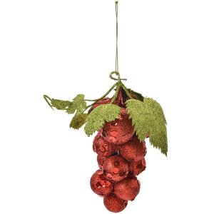 Clayre & Eef 66175R Weihnachtsdeko Traubenbündel...