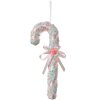 Clayre & Eef 66182 Pandantiv Candy Cane alb roz 10x3x26cm