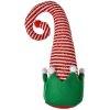 Clayre & Eef 66198 Decorațiuni de Crăciun Pălărie de elf de Crăciun 17x8x35 cm