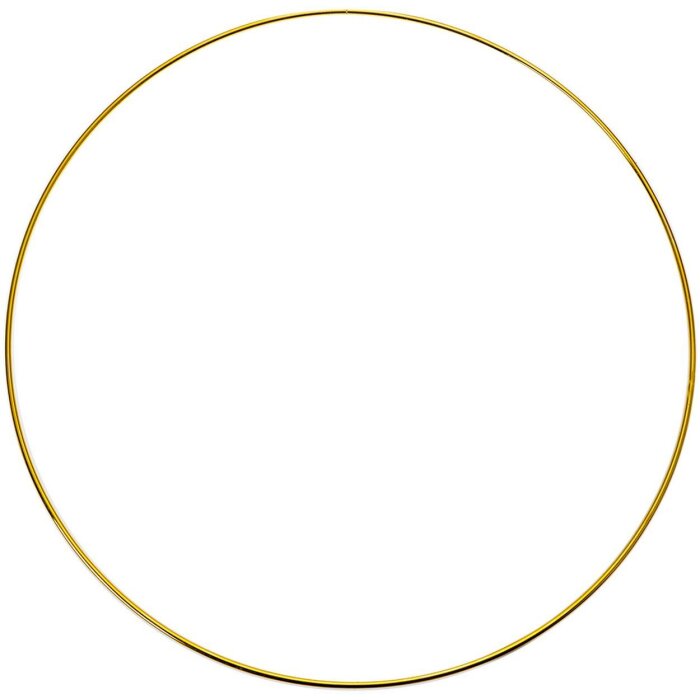 Clayre & Eef 66200M Dekorationsring Gold Ø30x1cm Eisen