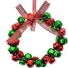 Clayre & Eef 66202 Dekoration Anhänger Kranz Rot Grün Ø 11x2 cm