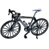 Clayre & Eef 66203 Modellfahrrad Grau Schwarz 20x5x12 cm Deko Eisen Kunststoff