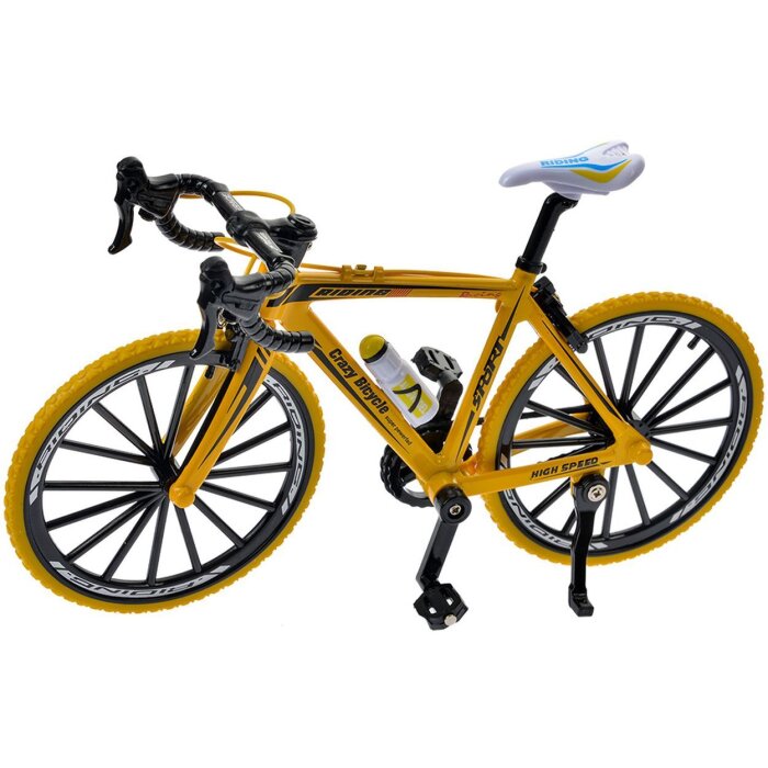 Clair & Eef 66204 bicicleta de model galben metalic 20x5x12 cm