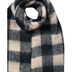 Juleeze JZSC0819Z Schal Schwarz-Beige 39x200 cm mit...