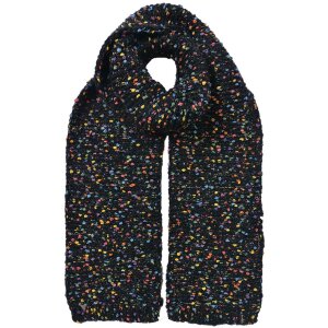 Juleeze JZSC0829Z Schal Schwarz 14x146 cm Synthetik mit...