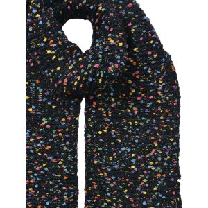 Juleeze JZSC0829Z Schal Schwarz 14x146 cm Synthetik mit...