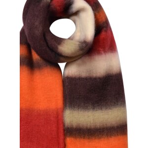 Juleeze JZSC0832CH Damenschal Braun Orange 37x210 cm