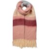 Juleeze JZSC0832P Eșarfă roz bej 37x210 cm Doamnelor cu franjuri