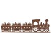 Clayre & Eef 6Y5777 Decorațiune Tren Metal Brown 34x5x10 cm Stil rustic