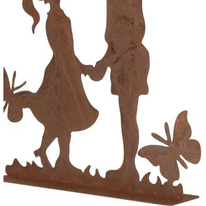 Clayre & Eef 6Y5782 Dekoration Kinder Metall Braun 25x5x25 cm Landhausstil