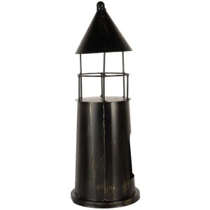 Clayre & Eef 6Y5790 Far decorativ negru Ø16x45 cm Metal Stil rustic