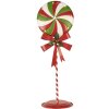 Clayre & Eef 6Y5635 Decorațiune Lollipop LED 36x29x100 cm Metal Roșu Verde