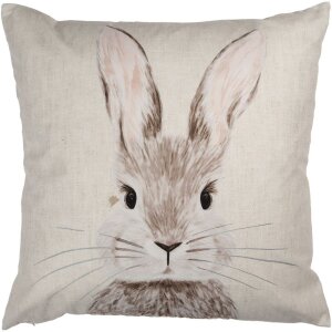 Clayre & Eef KT021.422 Kissenhülle Hase Beige...