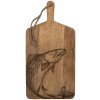 Clayre & Eef 6H2391 Decorațiune Placă de tocat din lemn natural maro 25x2x50 cm
