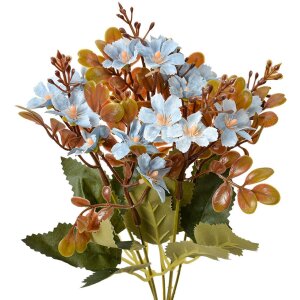 Clayre & Eef 6PL0380BL Künstliche Blume Blau 33 cm