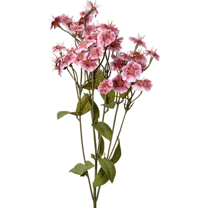 Clayre & Eef ramură decorativă flori roz 8x8x63 cm plastic veritabil