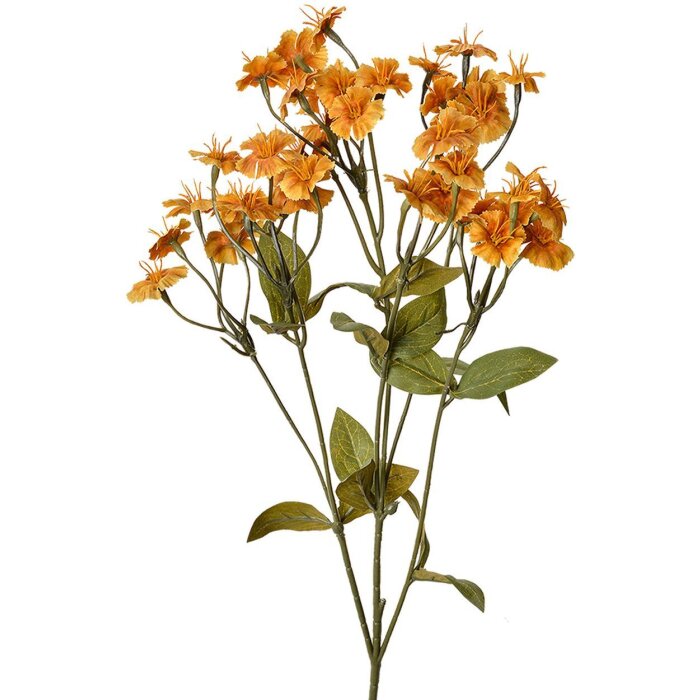 Clayre & Eef Deko-Zweig gelbe Blumen 63 cm Kunststoff naturgetreu