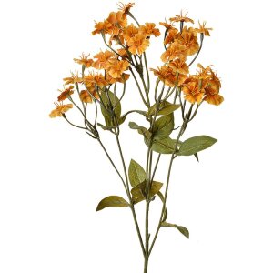 Clayre & Eef Deko-Zweig gelbe Blumen 63 cm Kunststoff...