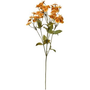 Clayre & Eef Deko-Zweig gelbe Blumen 63 cm Kunststoff naturgetreu