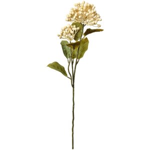 Clayre & Eef 6PL0386W Künstliche Blume Beige Grün 8x7x53 cm Kunststoff